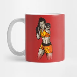 mma woman strong Mug